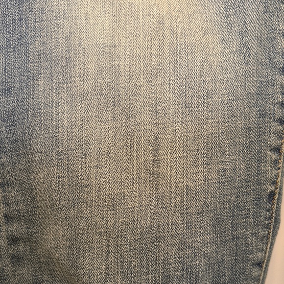 Anthropologie Pilcro Hyphen Embellished Blue Jeans with Floral Accents 29/8 - Picture 4 of 13